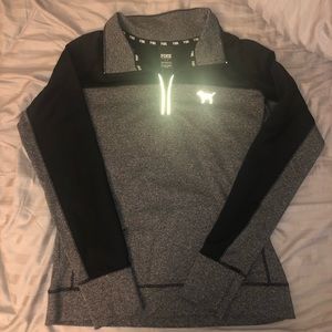 Pink Victoria Secret Active 1/4 Zip-up Pullover